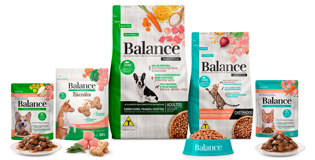 Embalagens Balance - Alto teor de proteínas